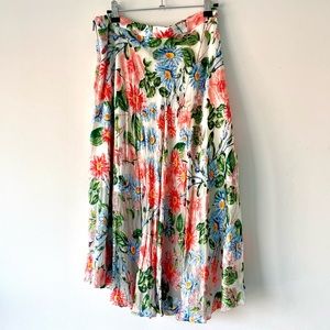 Alice + Olivia Floral Midi Skirt